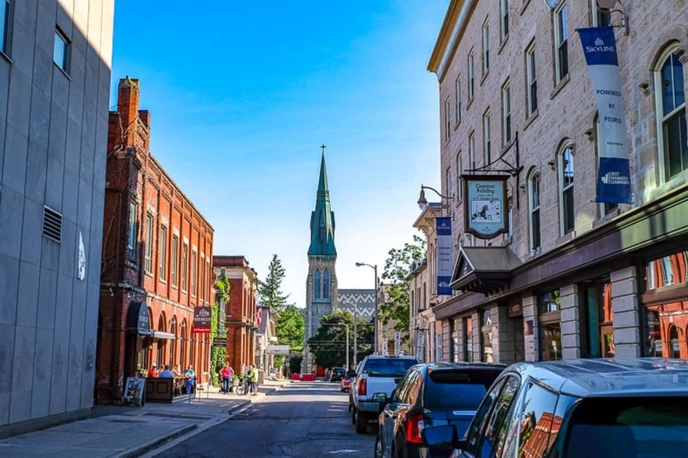Guelph, downtown, street view, HD Desktop Wallpaper