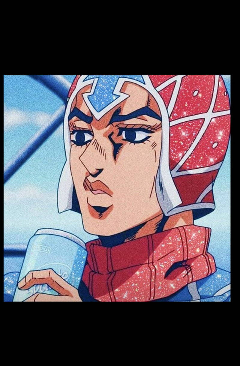 Mista, red and blue glittery helmet, bright blue sky, SD Phone Wallpaper