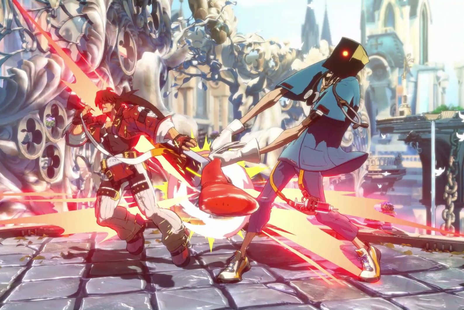 Guilty Gear, epic battle, anime-style fighters, HD Desktop Wallpaper