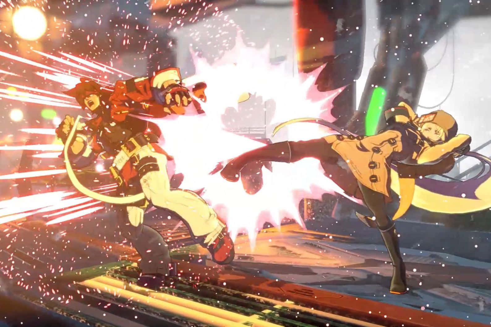 Guilty Gear, epic battle, anime-style fighters, HD Desktop Wallpaper