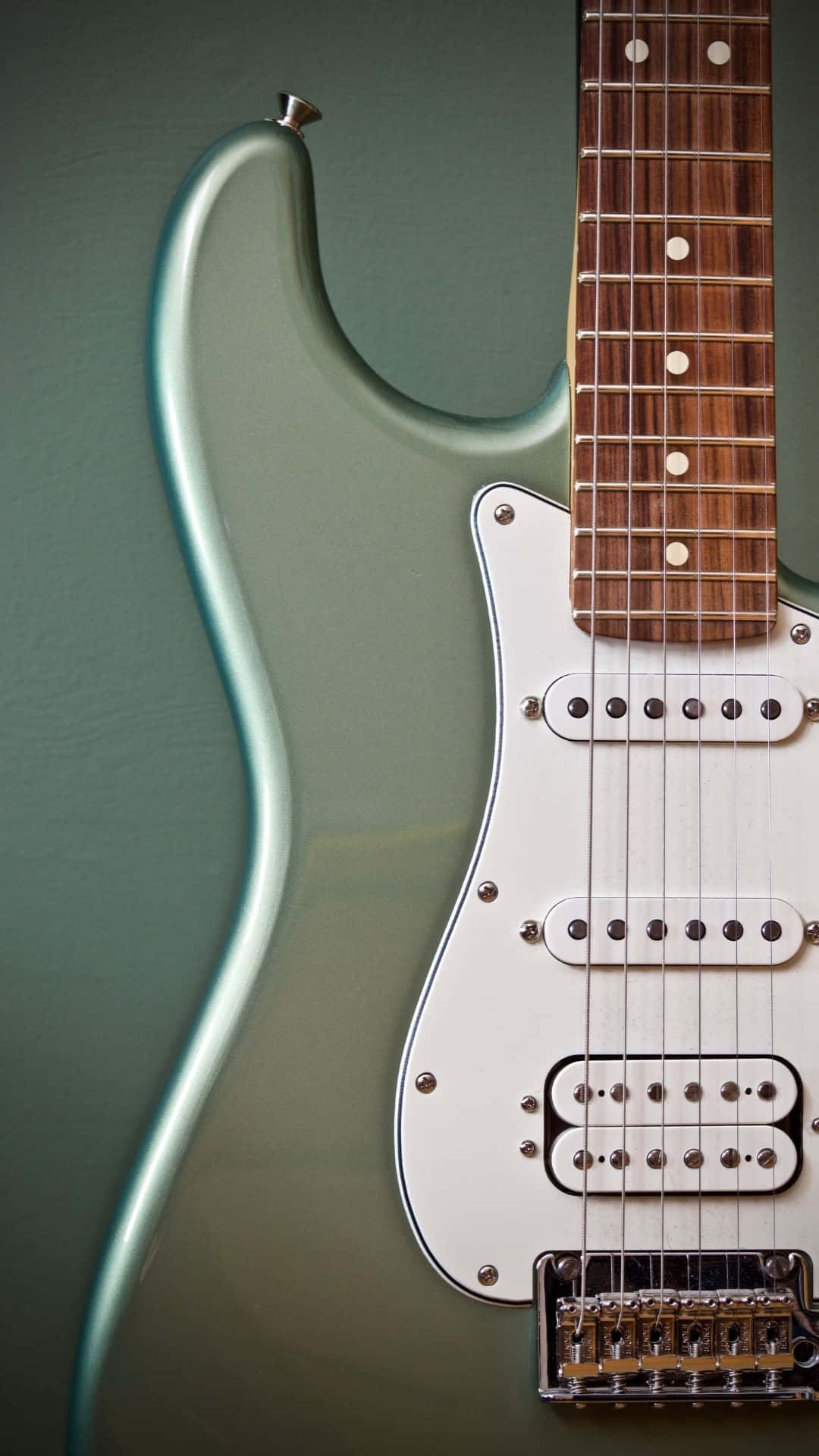 mint green, white pickguard, rosewood fretboard, Full HD Phone Wallpaper