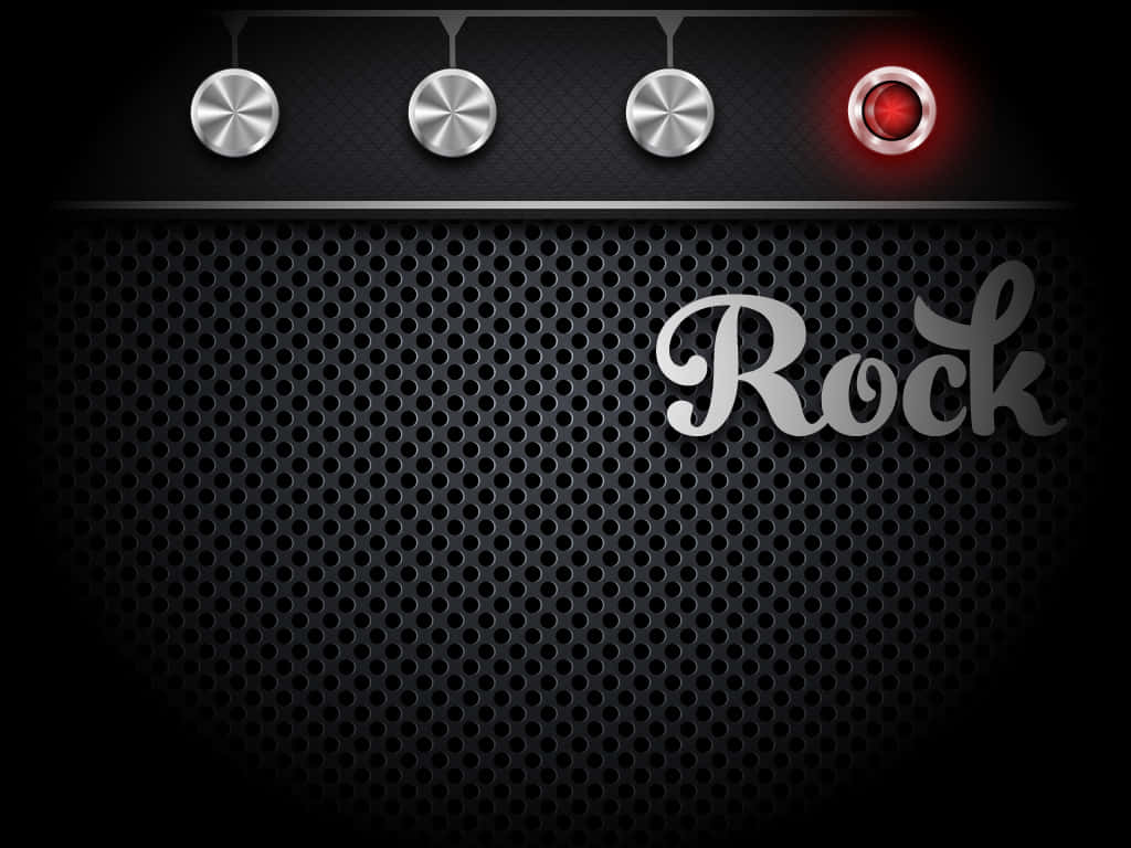 guitar amp, sleek black, silver knobs, SD Desktop Wallpaper