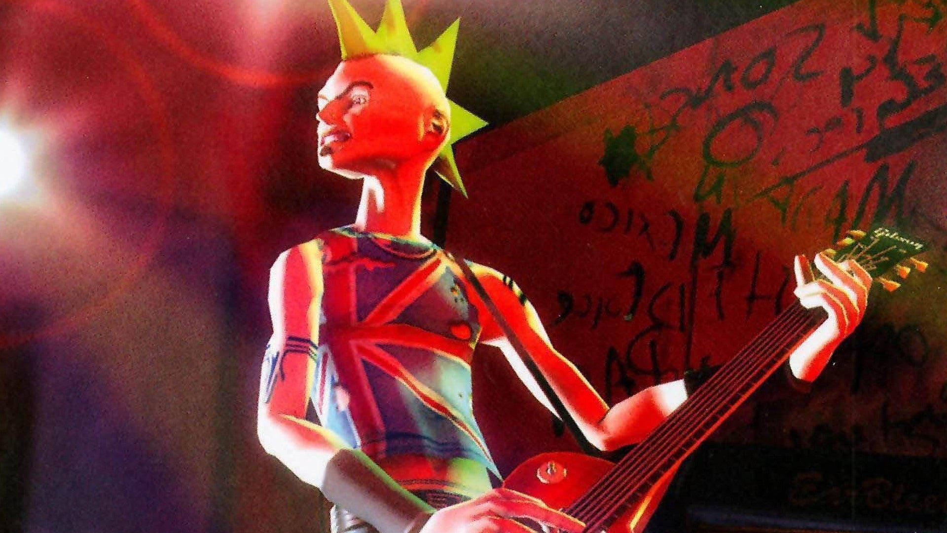 Guitar Hero, punk rocker, green mohawk, Full HD Desktop Wallpaper