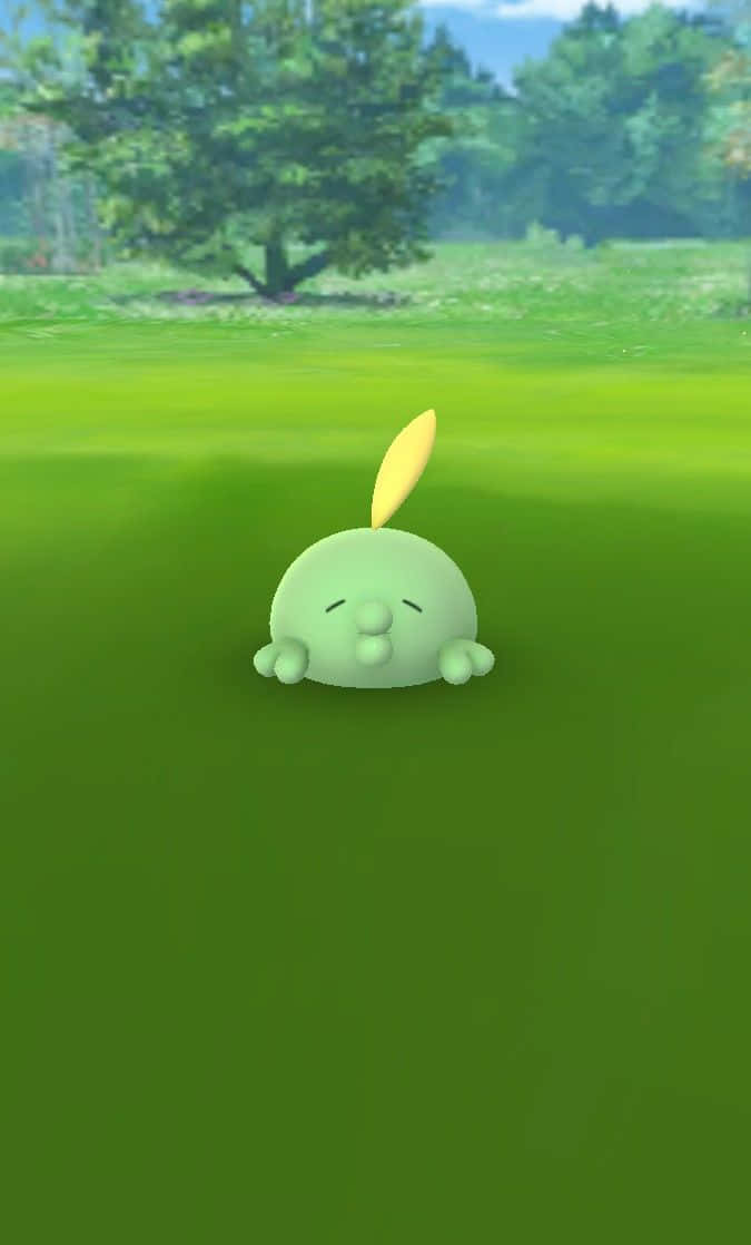 Gulpin, green plains, vibrant grassy field, SD Phone Wallpaper