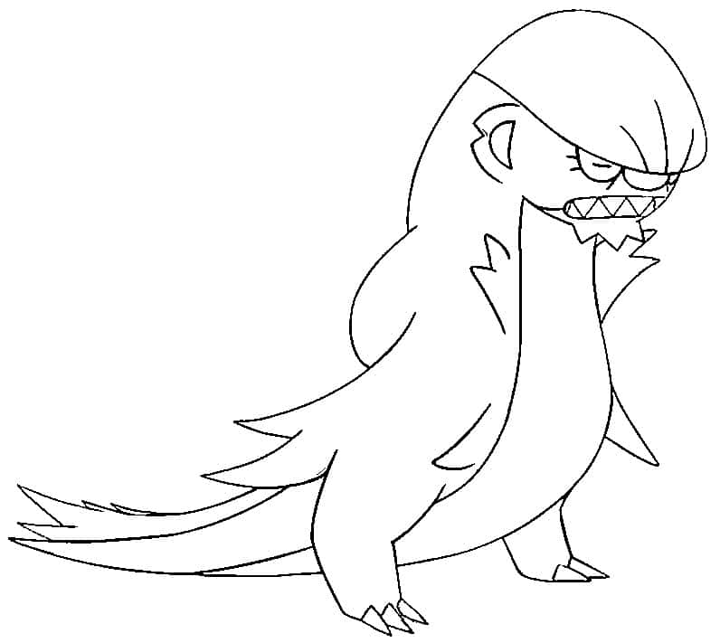 Gumshoos, outline, cartoonish line drawing, SD Desktop Wallpaper