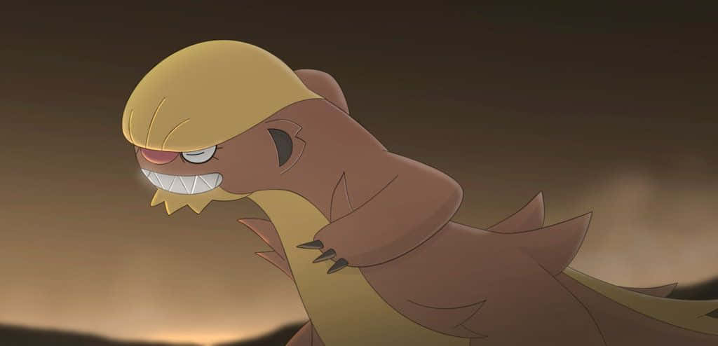 Gumshoos, yellow crest, sharp teeth, SD Desktop Wallpaper