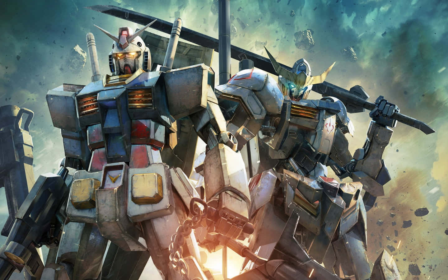 Gundam, gunpla, giant mechs, HD Desktop Wallpaper