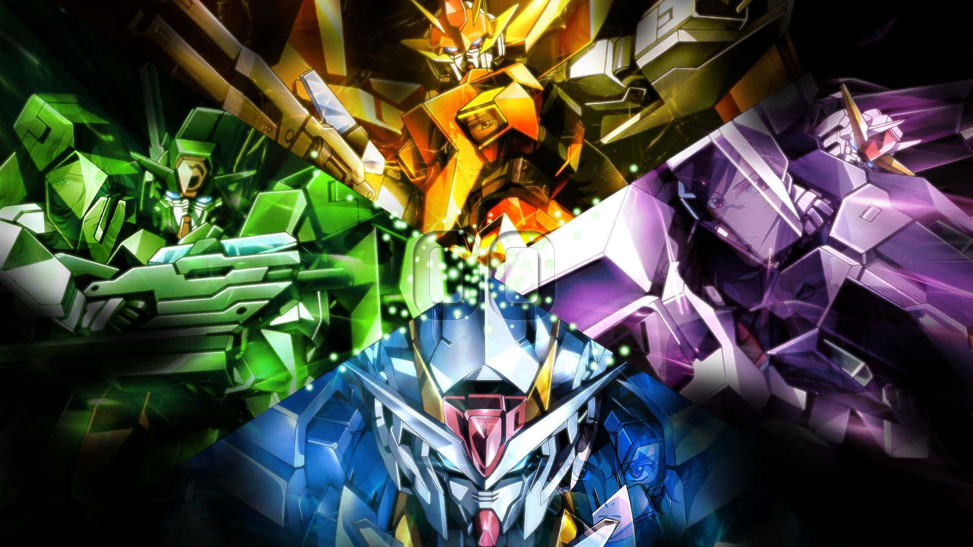 Gundam Desktop, mecha robots, anime battle, Full HD Desktop Wallpaper