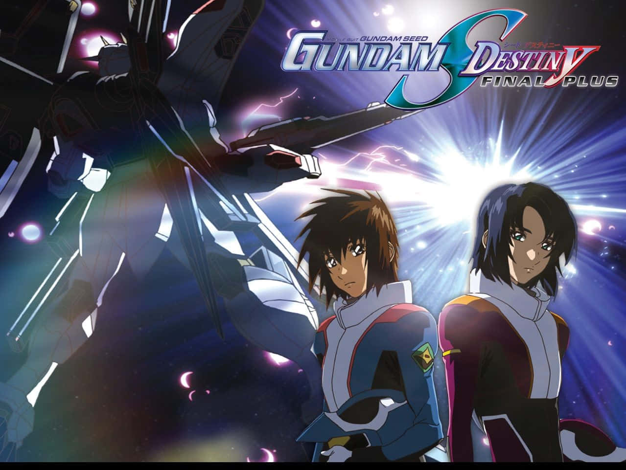 Gundam Seed, mobile suit, cosmic backdrop, SD Desktop Wallpaper