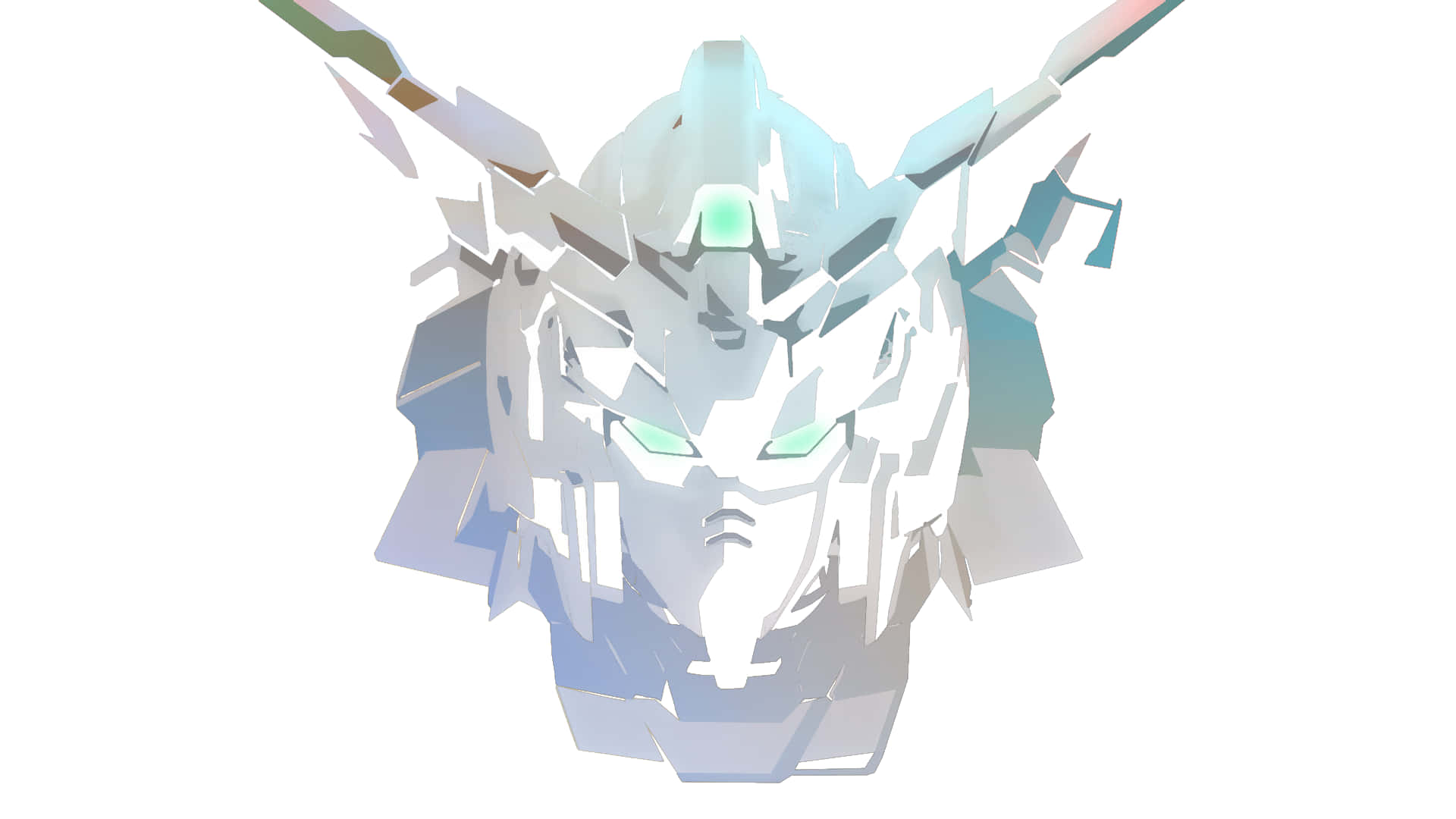 Gundam Unicorn, white, blue, Full HD Desktop Wallpaper