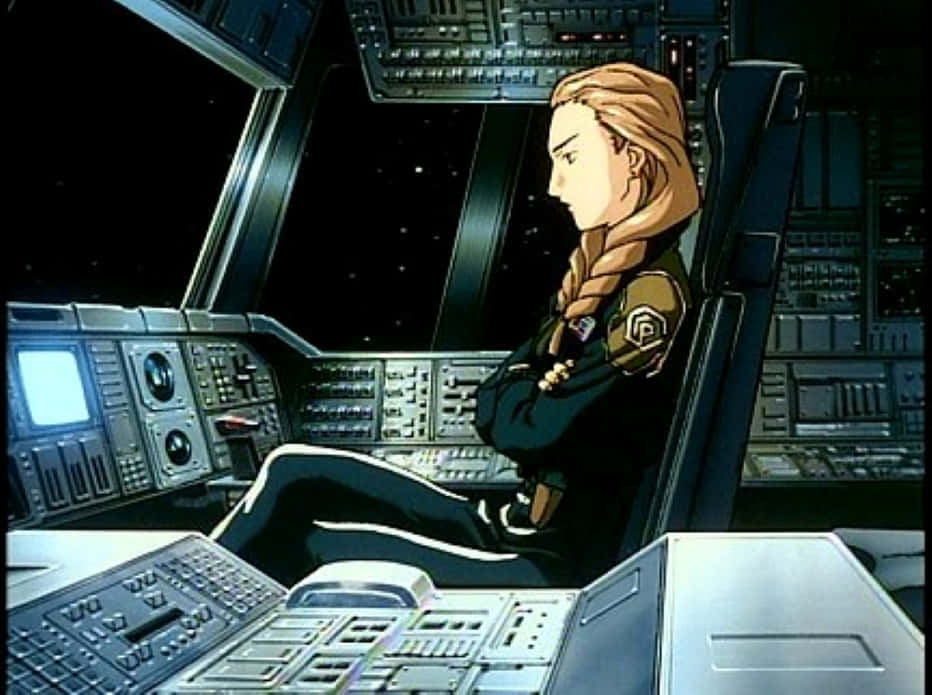 Gundam Wing, Sally Po, blonde braided anime pilot, SD Desktop Wallpaper