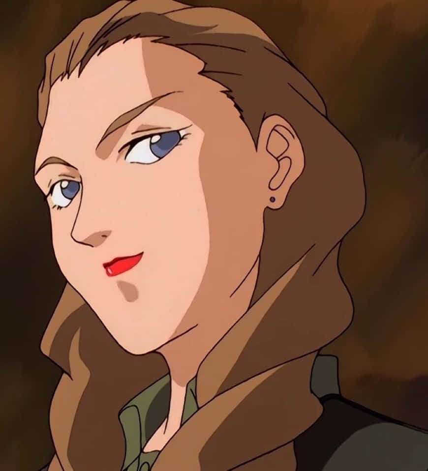 Gundam Wing, Sally Po, blue eyes, SD Phone Wallpaper