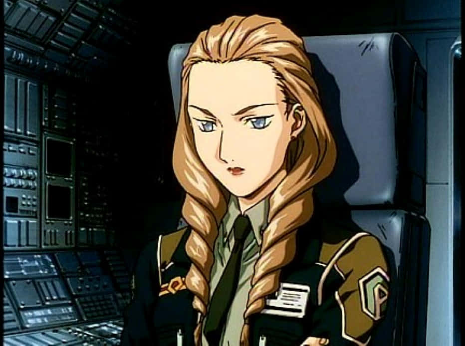 Gundam Wing, Sally Po, blonde anime pilot, SD Desktop Wallpaper