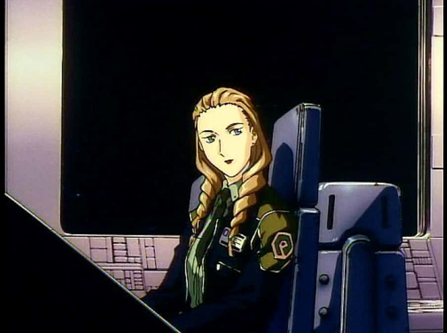 Gundam Wing, Sally Po, blonde anime pilot, SD Desktop Wallpaper