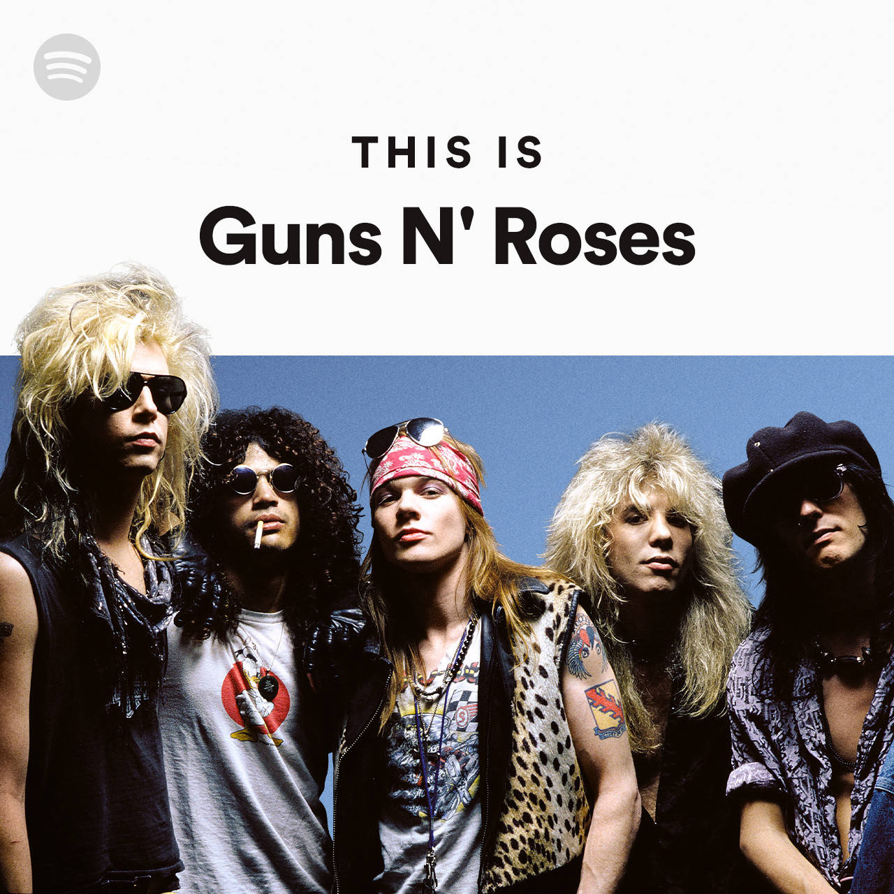 Guns N Roses, Spotify Playlist, blue sky, HD Desktop Wallpaper