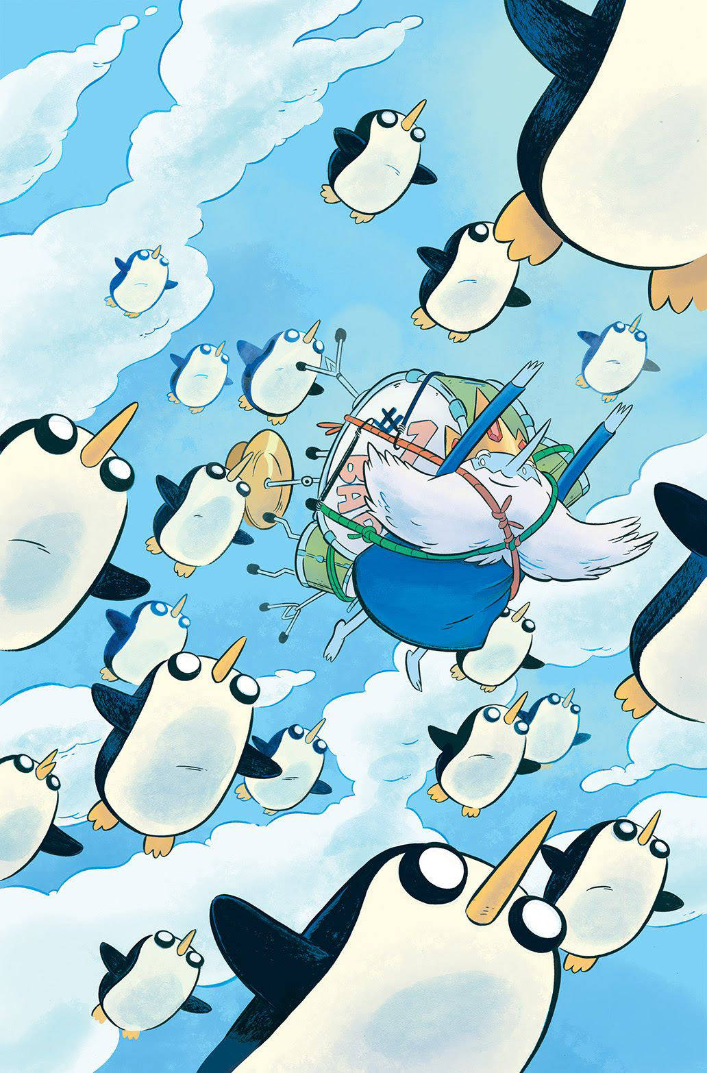 Gunter, Adventure Time, rocket-powered suit, HD Phone Wallpaper