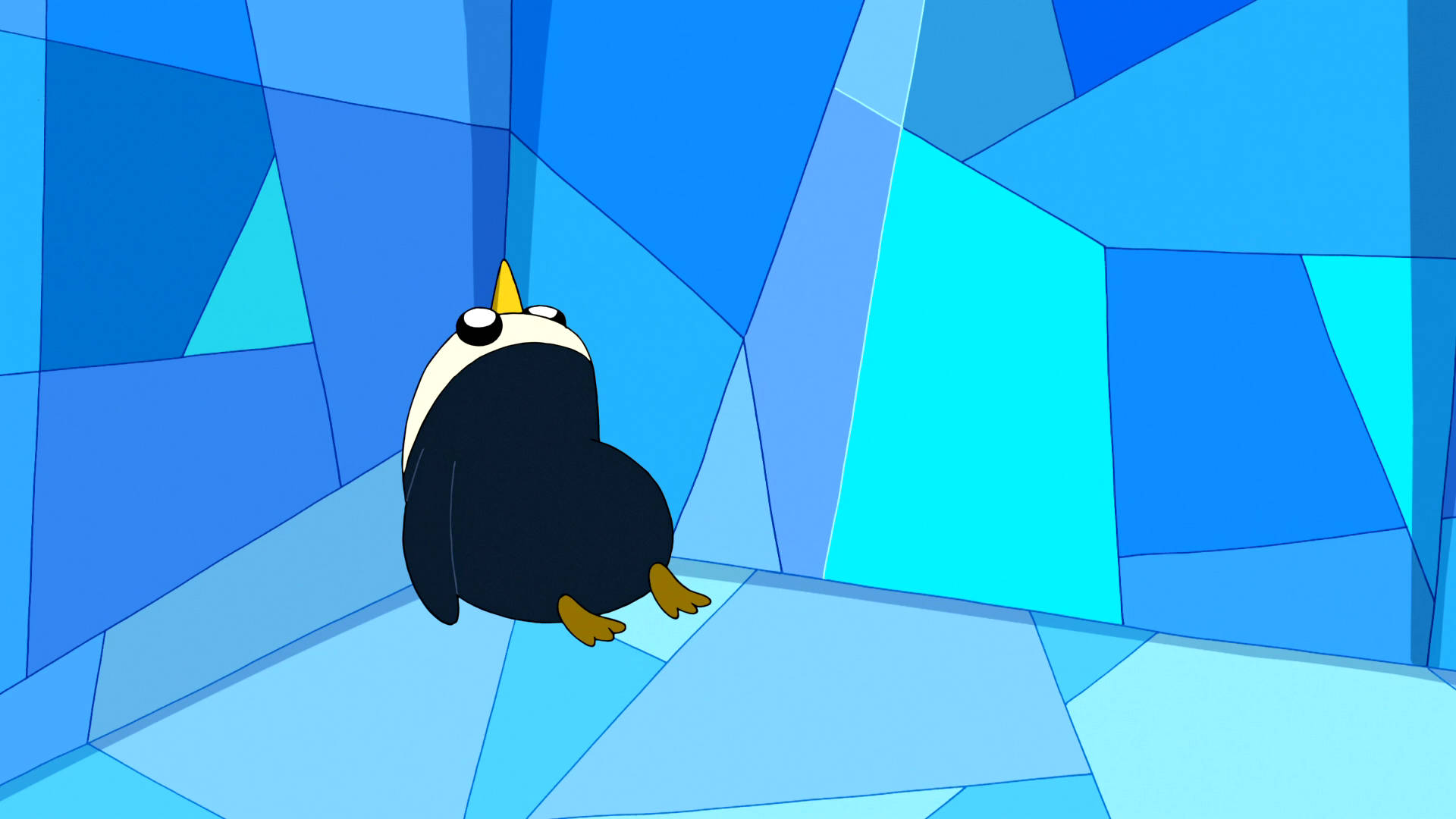 Gunter, Adventure Time, yellow beak, Full HD Desktop Wallpaper