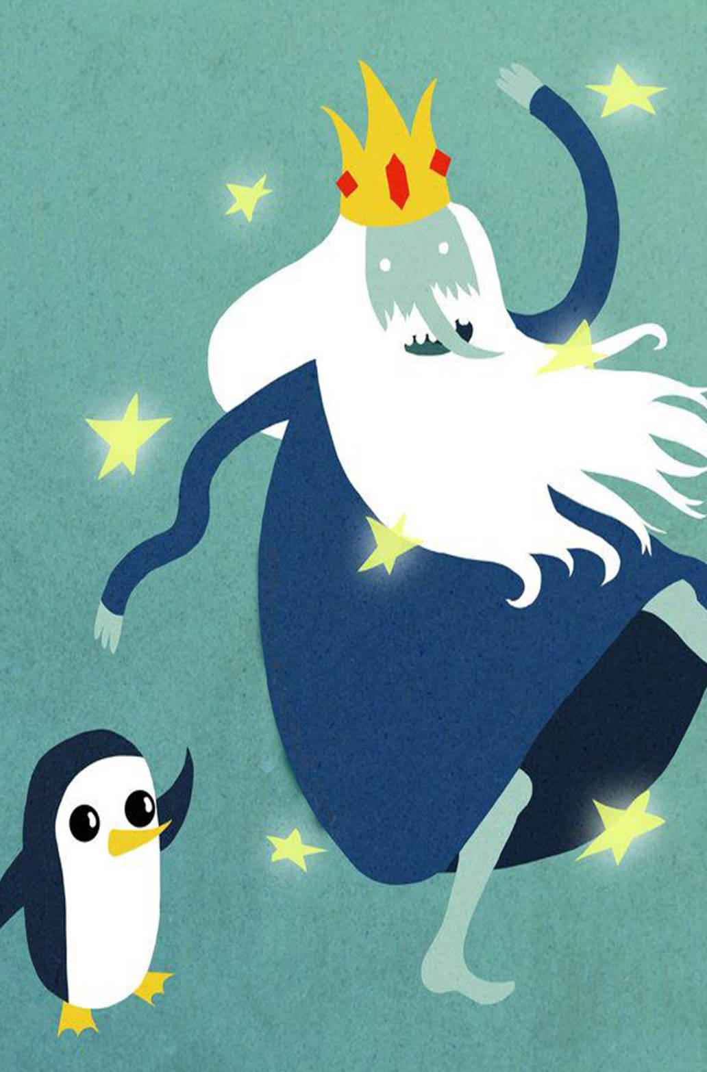 Gunter, Adventure Time, ice king, HD Phone Wallpaper