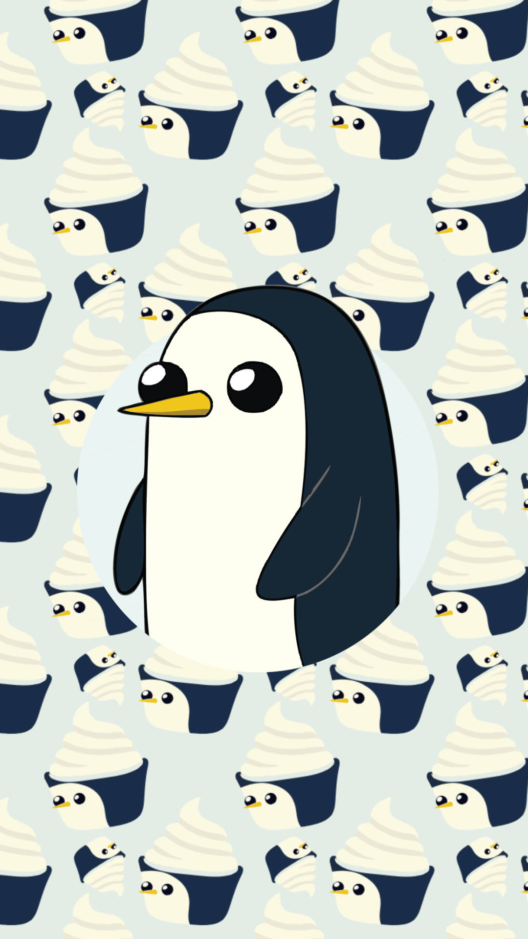 Gunter, Adventure Time, penguin cupcakes, Full HD Phone Wallpaper