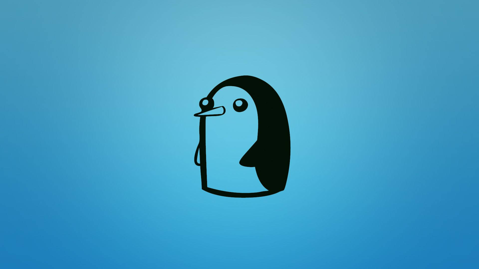 Gunter, Adventure Time, vector art, Full HD Desktop Wallpaper