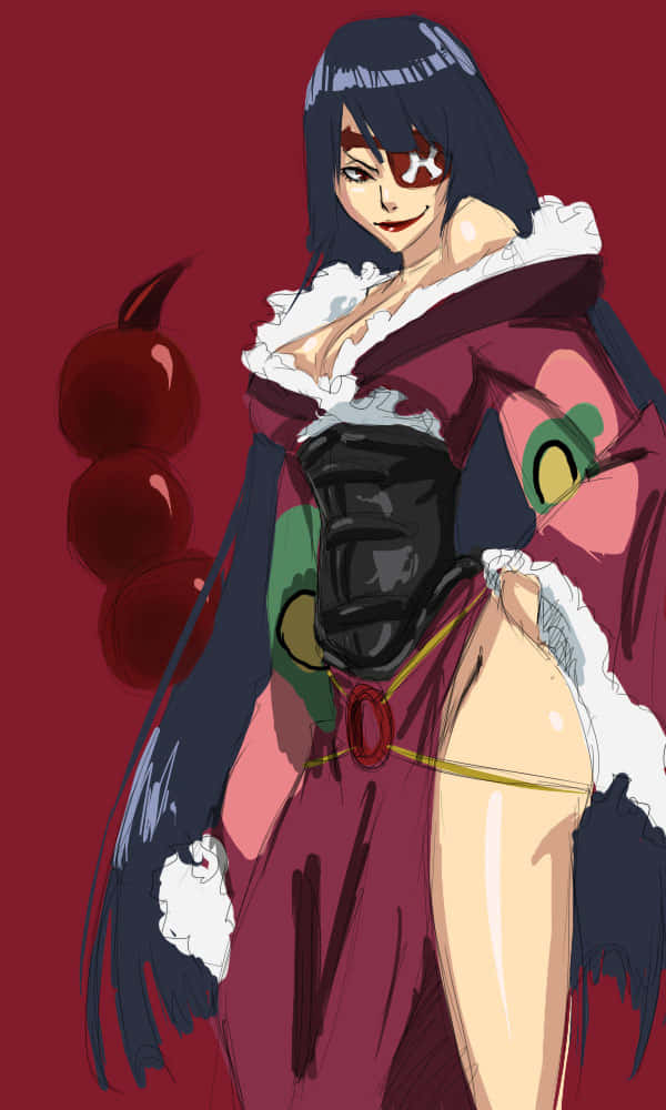 Gurren Lagann, Adiane, maroon outfit, SD Phone Wallpaper