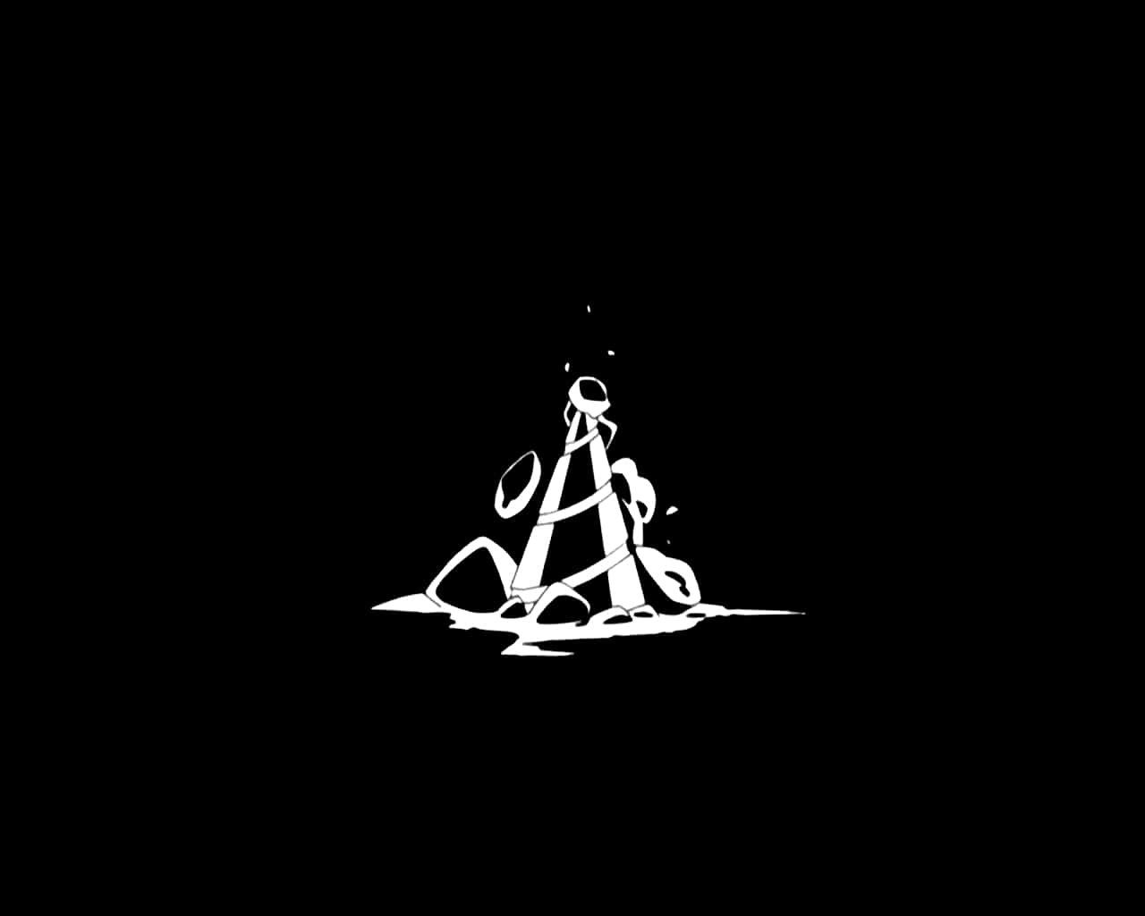 Gurren Lagann Boota, minimalist, abstract sculpture, HD Desktop Wallpaper