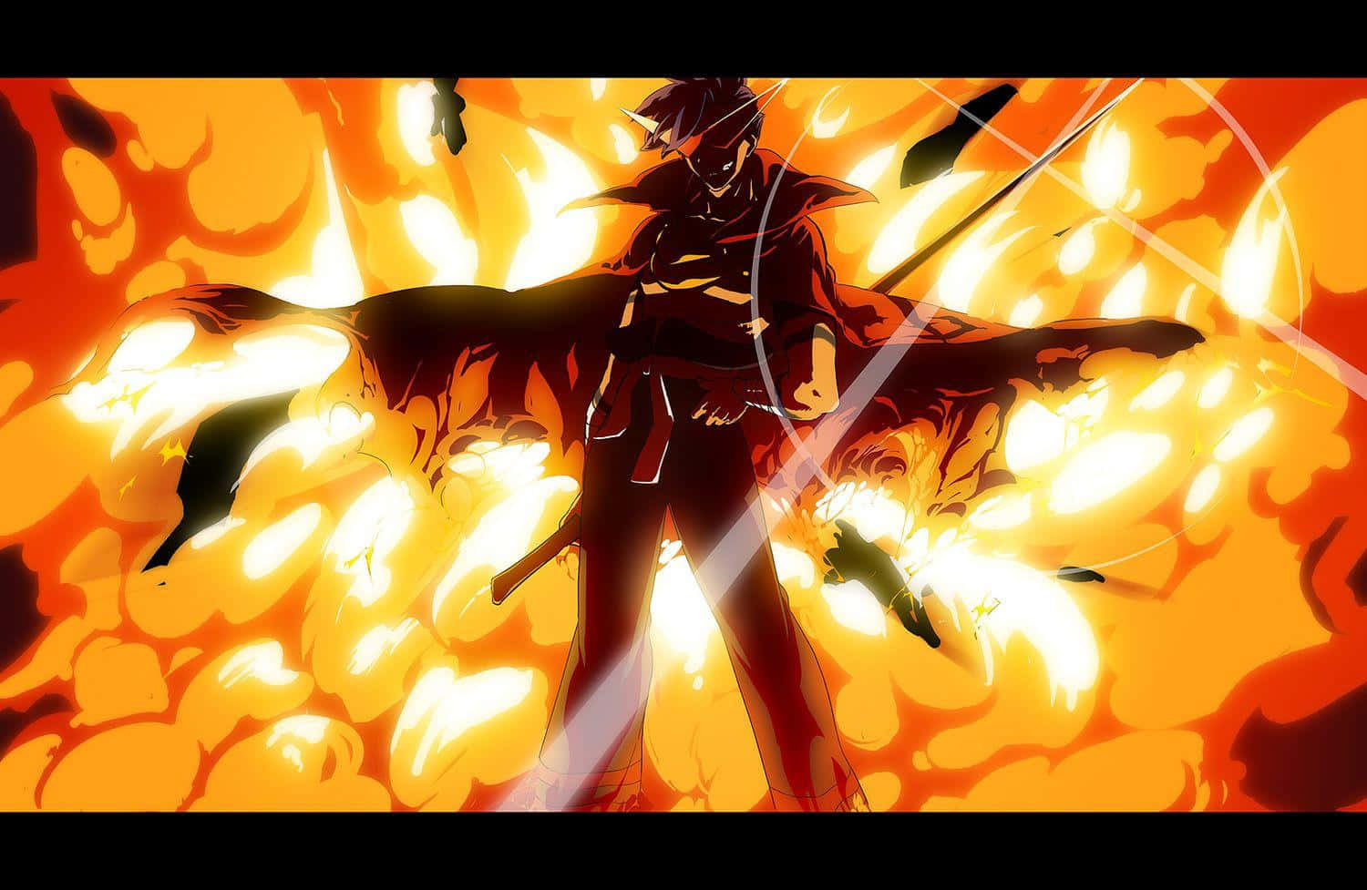 Gurren Lagann, Kamina, red armor, HD Desktop Wallpaper