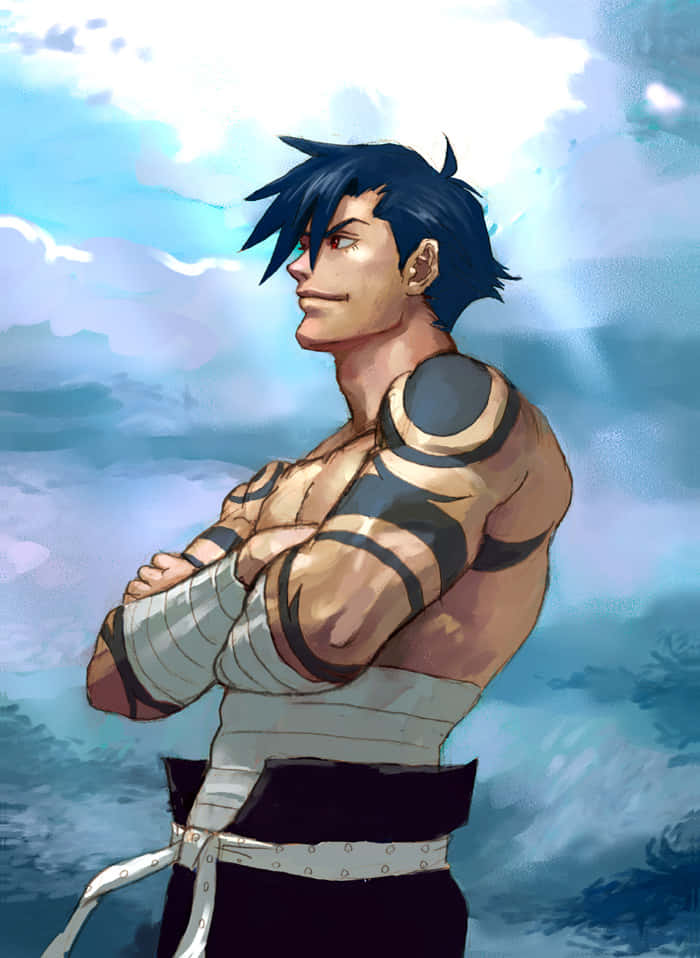 Gurren Lagann, Kamina, iconic glasses, SD Phone Wallpaper