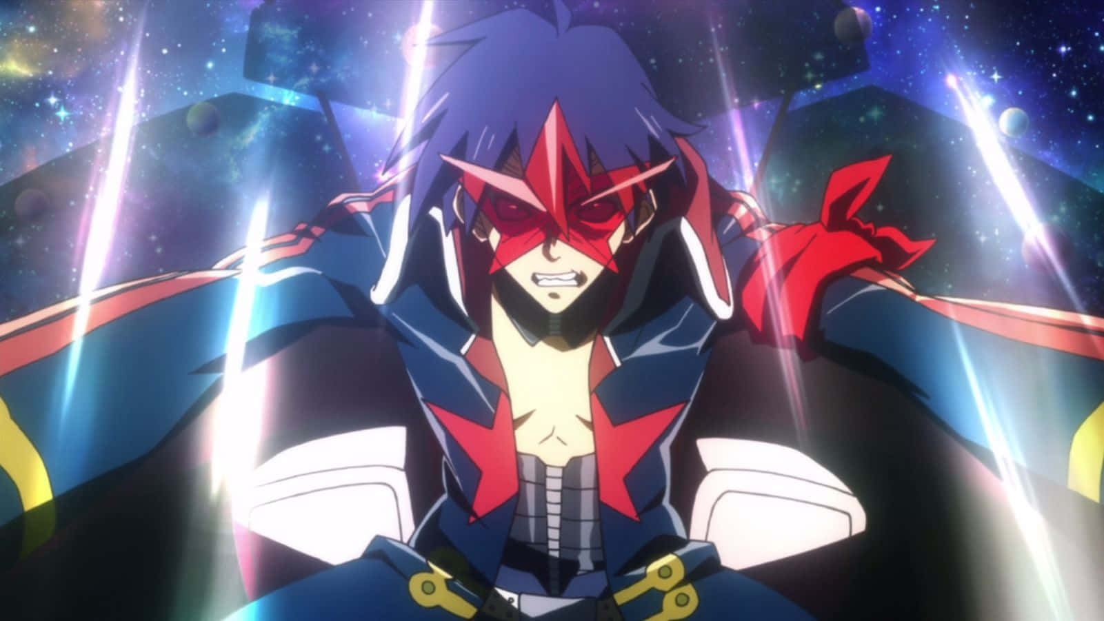 Gurren Lagann, Simon, red mask, HD Desktop Wallpaper