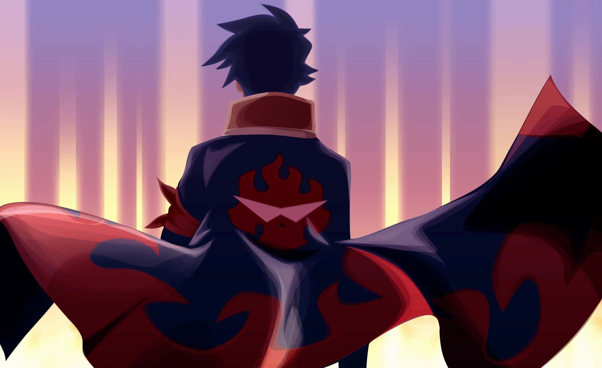 Gurren Lagann, Simon, flame-emblazoned cloak, Full HD Desktop Wallpaper