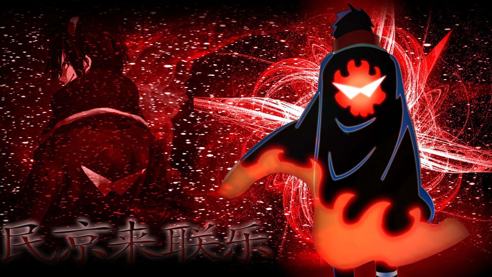 Gurren Lagann, Simon, red flame patterns, Full HD Desktop Wallpaper