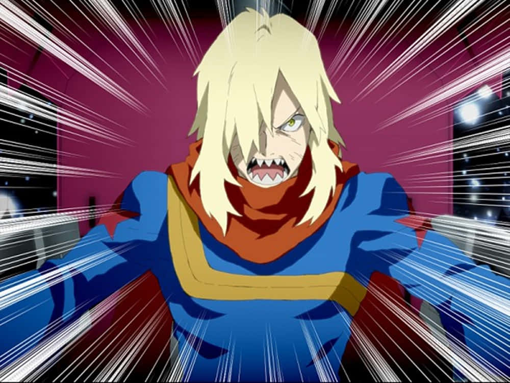 Gurren Lagann, blonde hair, fierce expression, SD Desktop Wallpaper