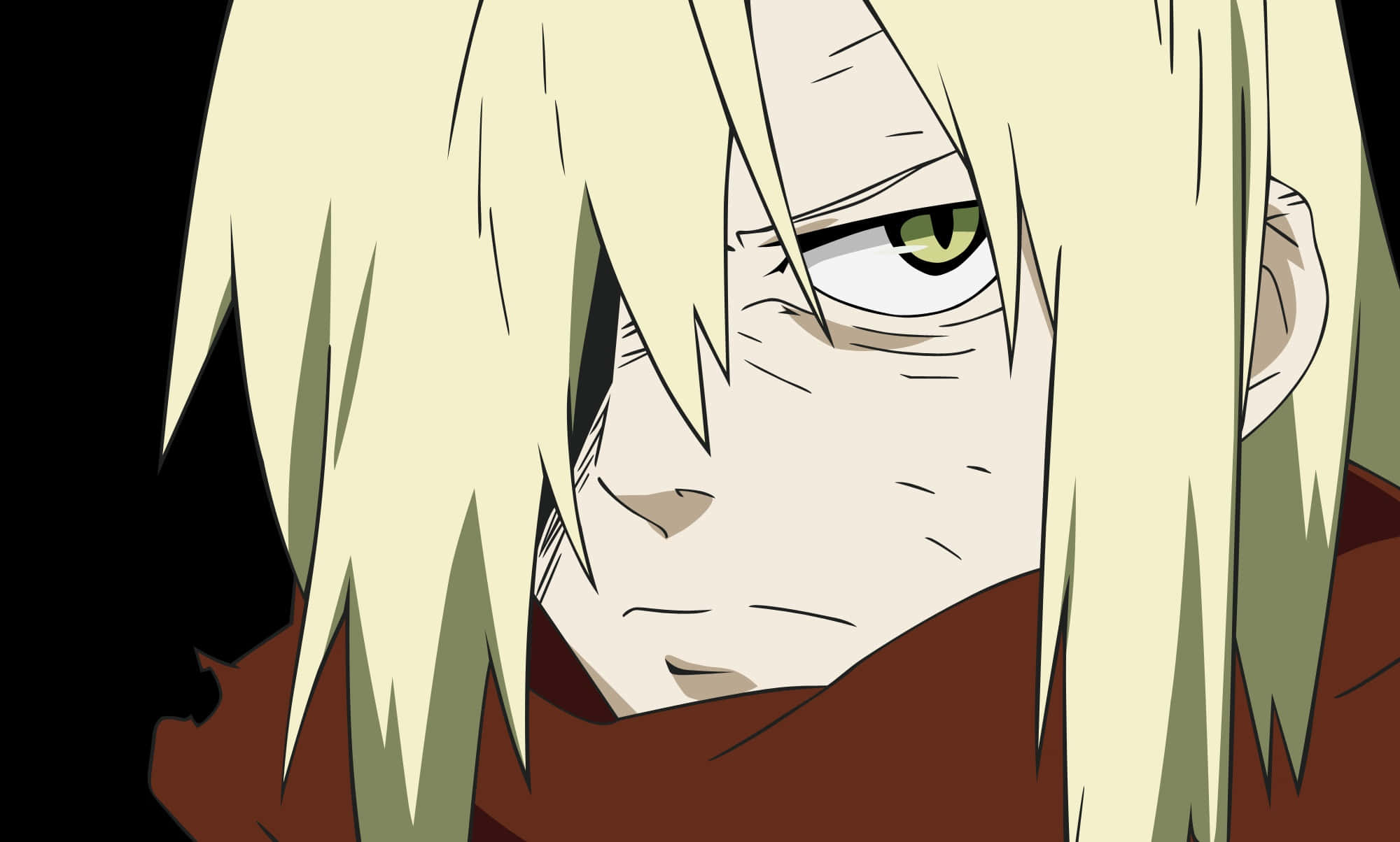 Gurren Lagann, spiky blonde hair, green eyes, Full HD Desktop Wallpaper
