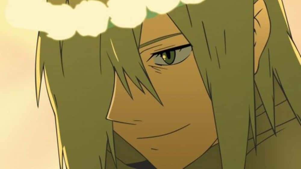 Gurren Lagann, green hair, green eyes, SD Desktop Wallpaper