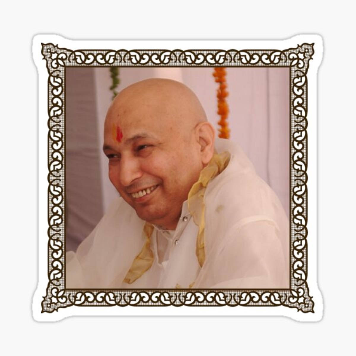 Guru Ji, bald man, red bindi, SD Desktop Wallpaper