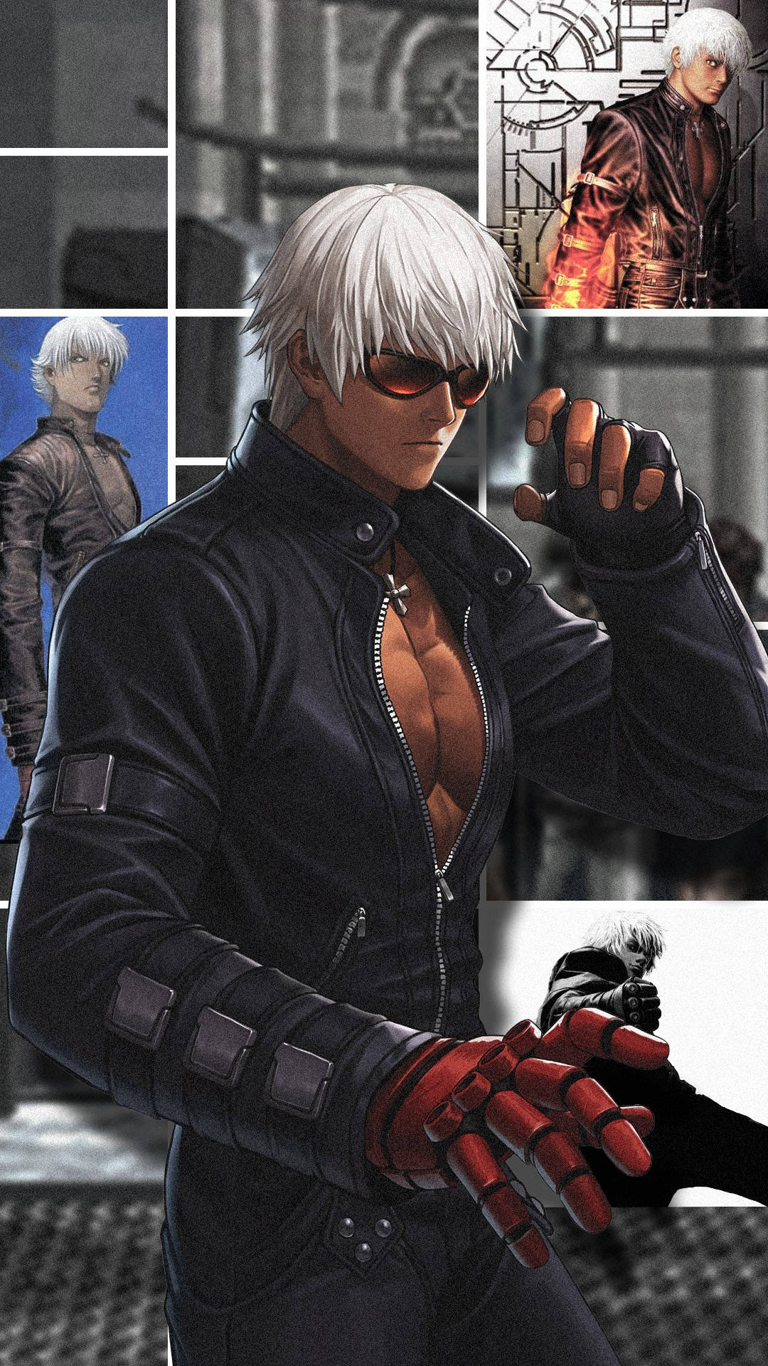Gusion K, white hair, red gloves, Full HD Phone Wallpaper