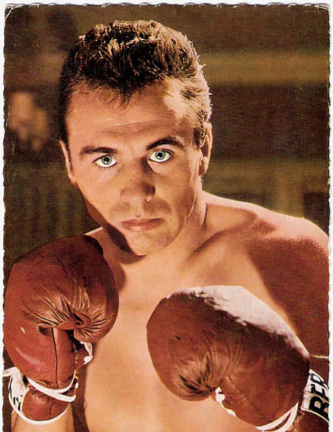 Gustav Scholz, intense green eyes, worn brown gloves, SD Phone Wallpaper