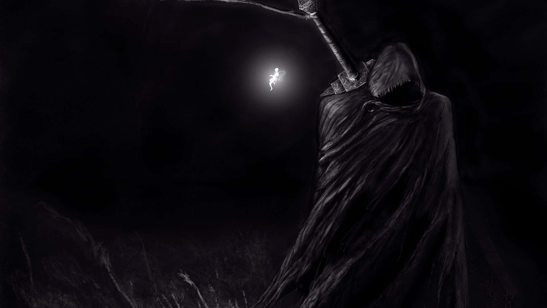 Guts, Dark Warrior, glowing orb, Full HD Desktop Wallpaper