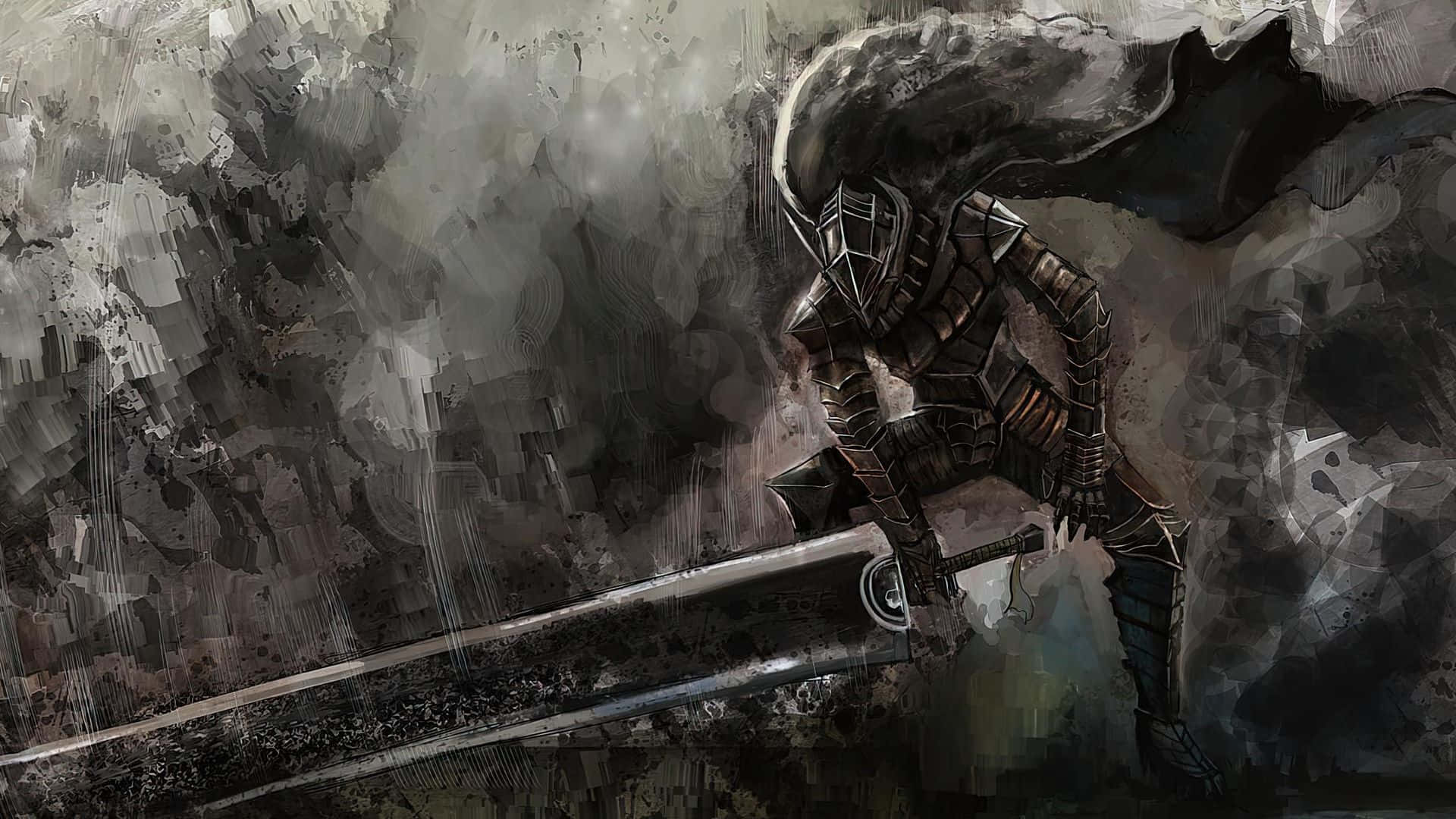 Guts, dark fantasy warrior, knight, Full HD Desktop Wallpaper