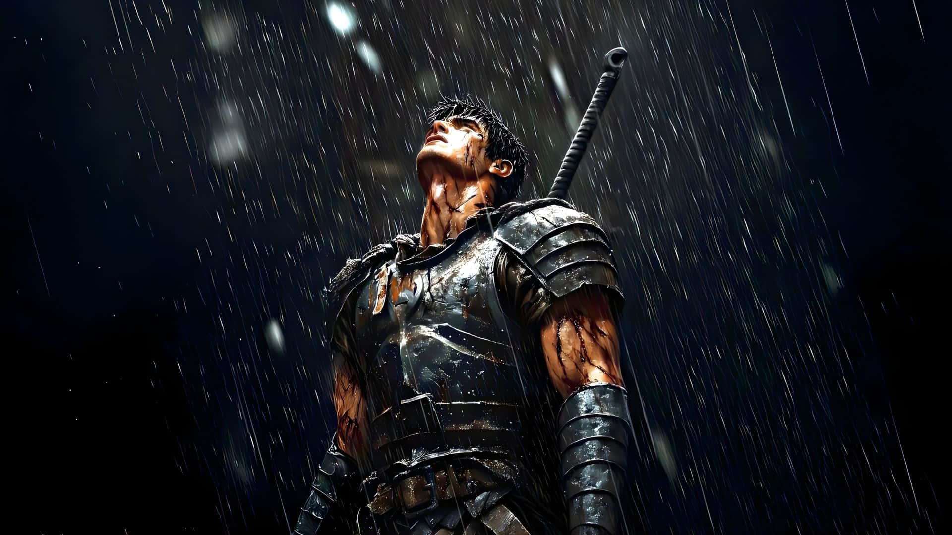 Guts, warrior, dark armor, Full HD Desktop Wallpaper