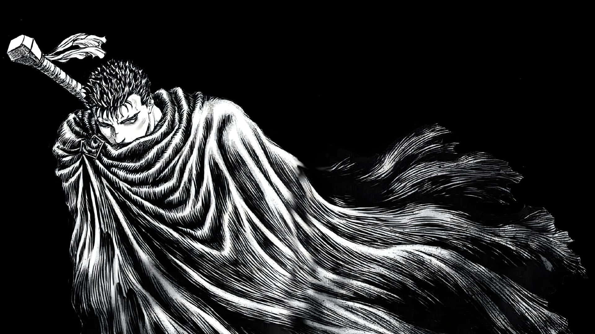 Guts, dark fantasy warrior, spiky hair, Full HD Desktop Wallpaper