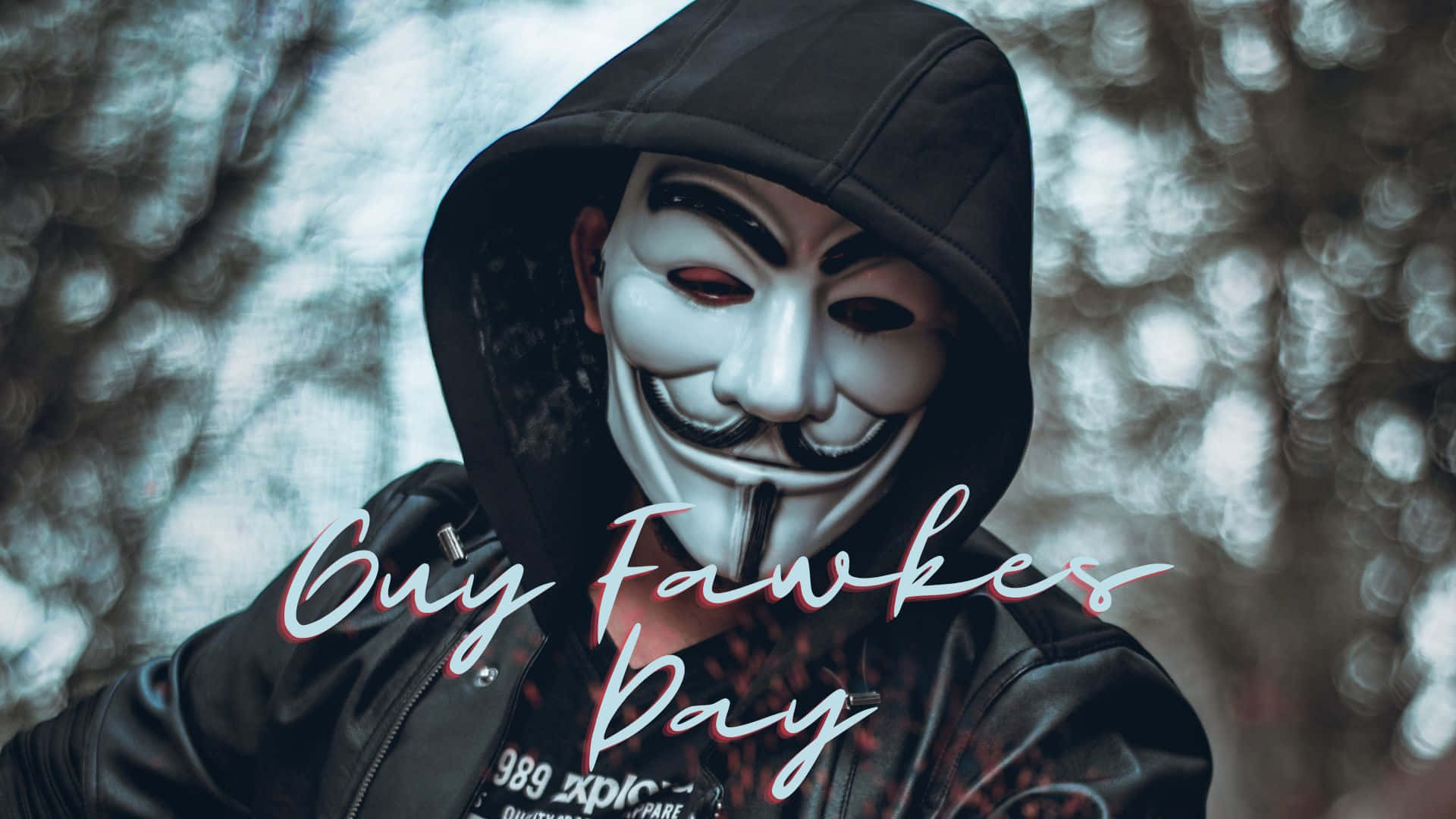 Guy Fawkes Night, fireworks display, black hoodie, Full HD Desktop Wallpaper