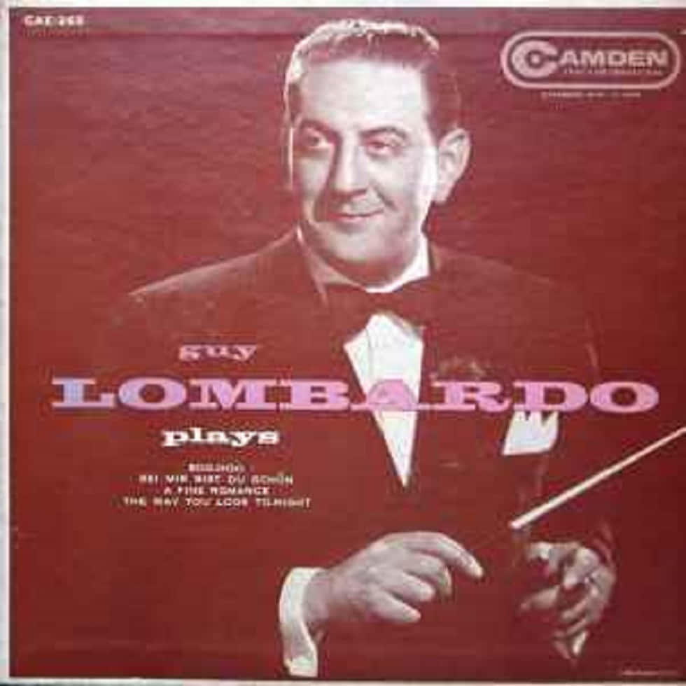 Guy Lombardo, vinyl record, red album cover, SD Desktop Wallpaper