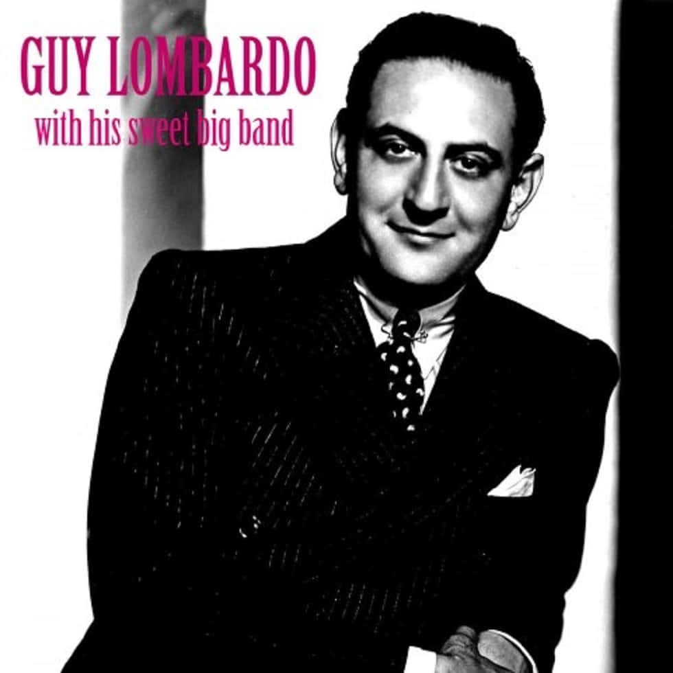 Guy Lombardo, pinstripe suit, polka dot tie, SD Desktop Wallpaper