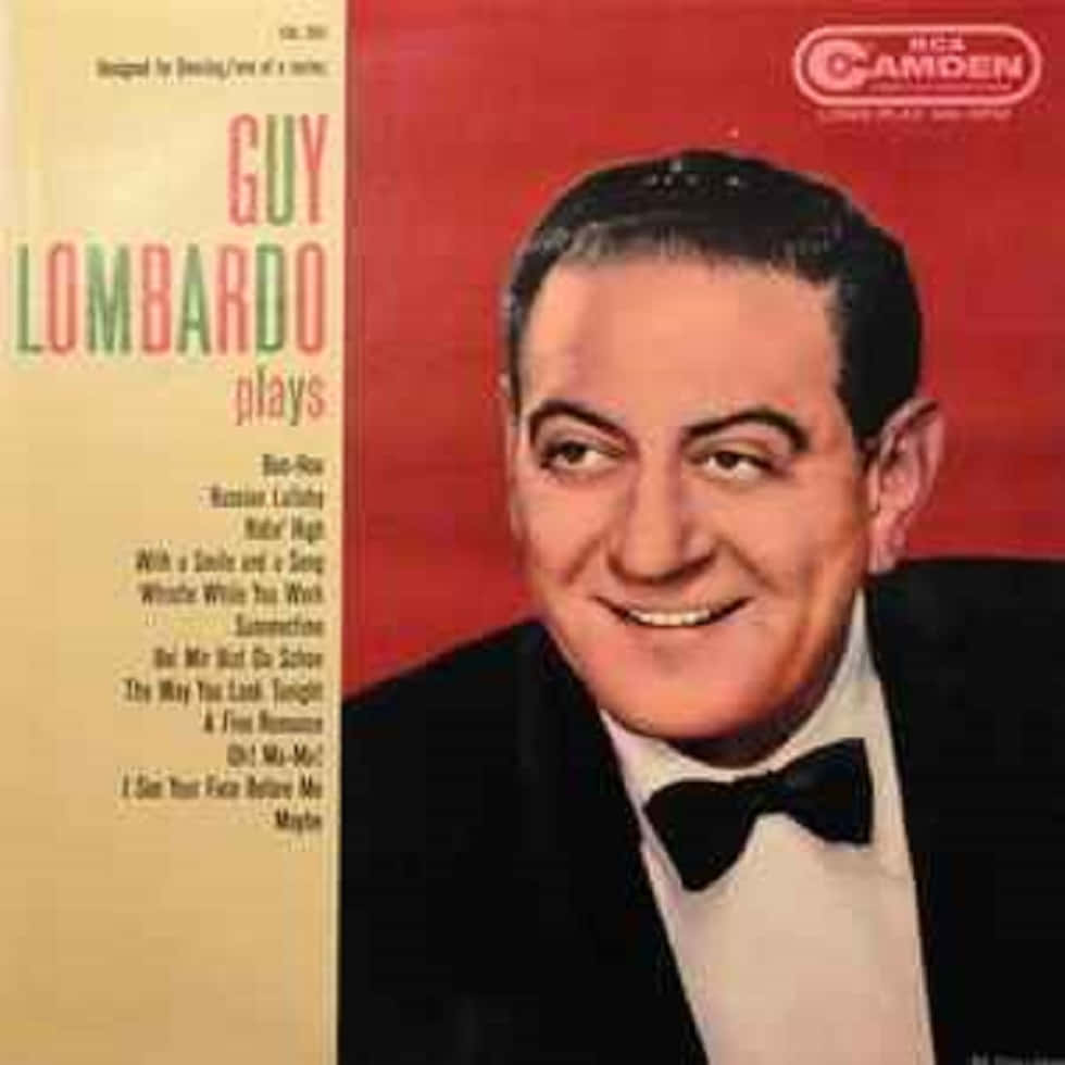 Guy Lombardo, 1940s album cover, tuxedo, SD Desktop Wallpaper