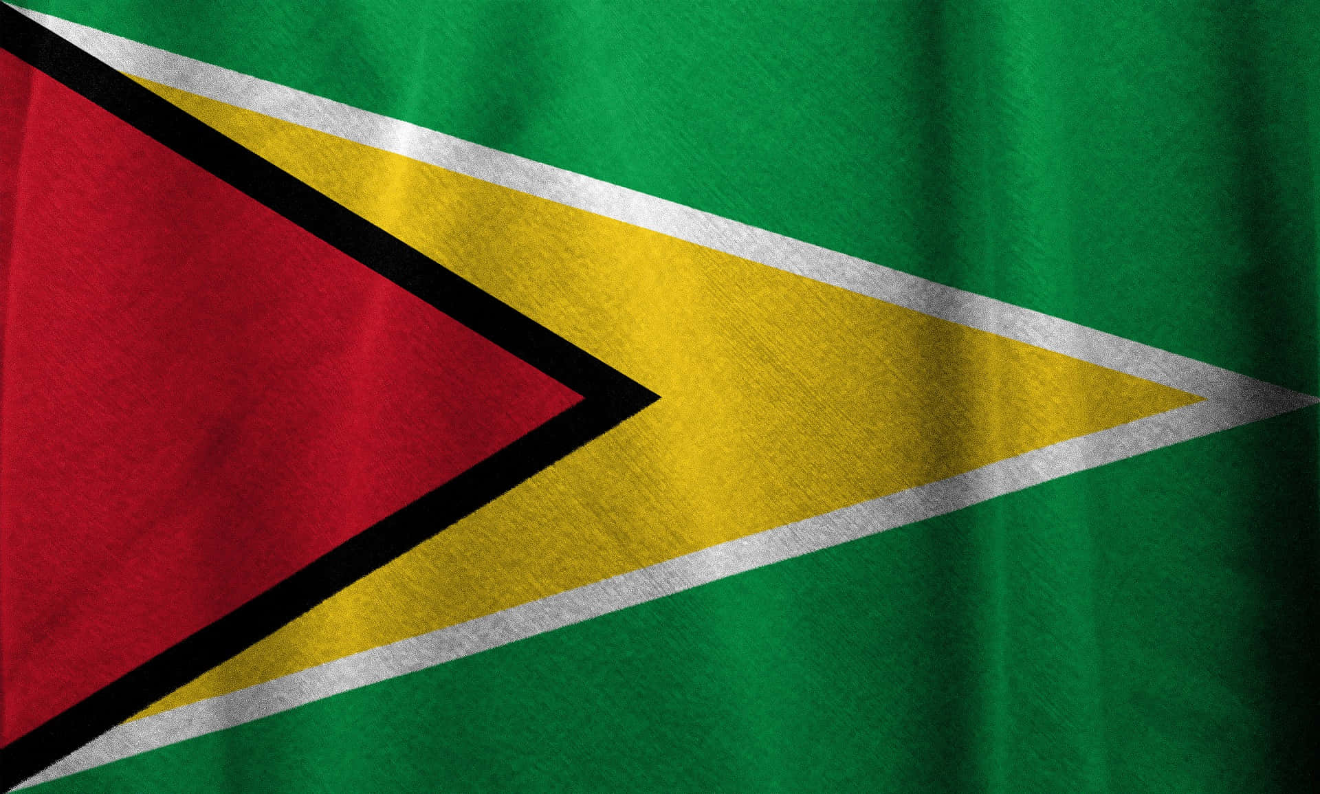 Guyana, national flag, green, Full HD Desktop Wallpaper