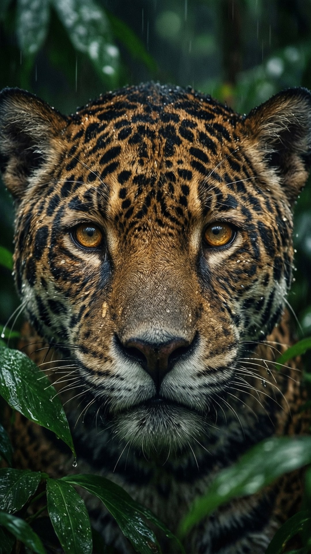 jaguar, Guyana, rainforest, Full HD Phone Wallpaper