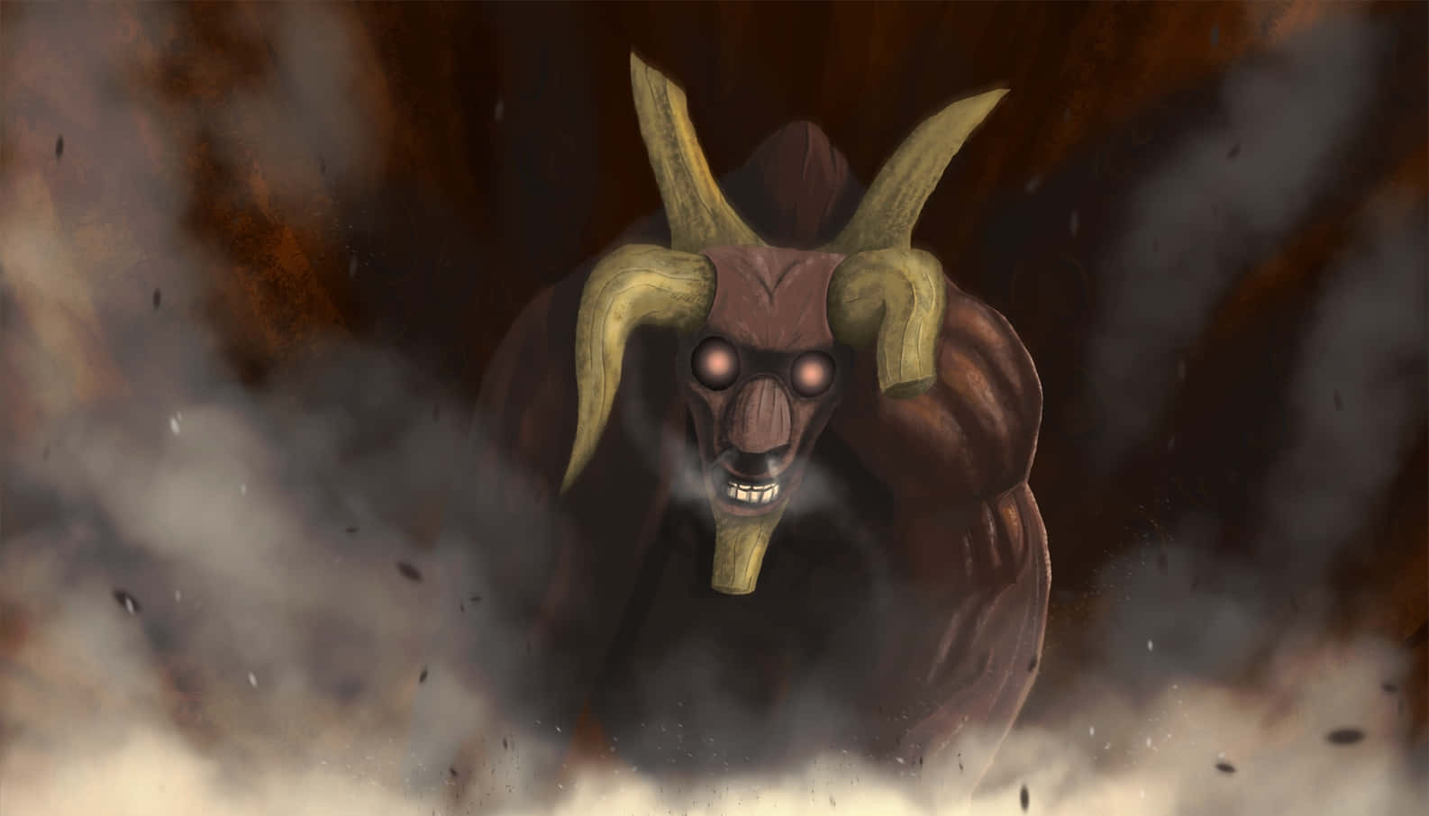 Gyuki, mystic, horned demon, HD Desktop Wallpaper