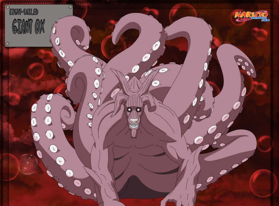 Gyuki, eight tentacles, glowing eyes, SD Desktop Wallpaper