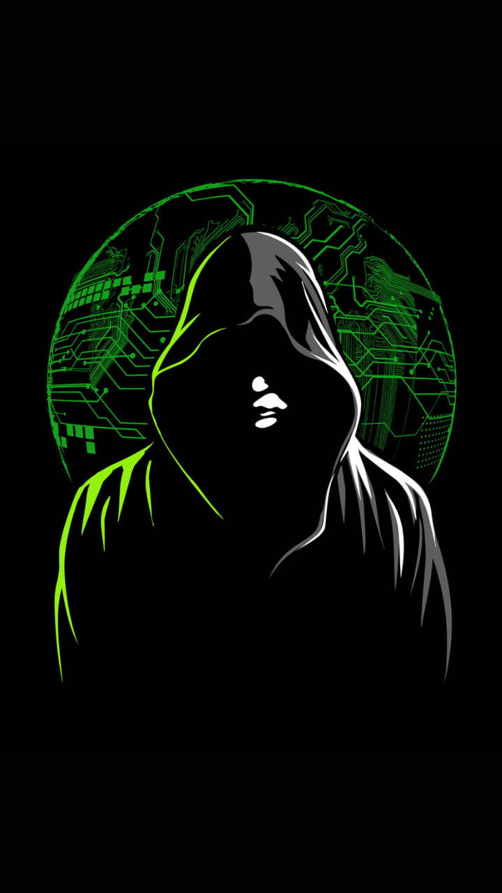 Hacker, green technology, graphic hacking, HD Phone Wallpaper